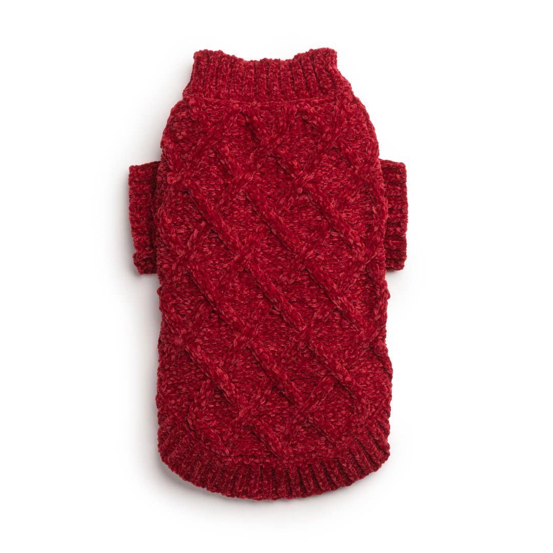 Image of fabdog - Ruby Chenille Dog Sweater: 18